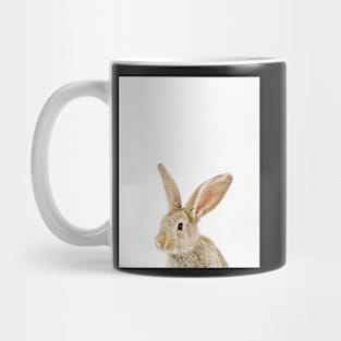 Baby Rabbit print, Nursery, Animal, Bunny, Modern Wall decor, Woodland Mug